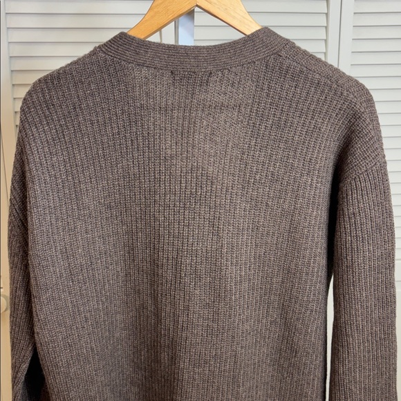 NWT Quince Mongolian Cashmere Fisherman Boxy Cardigan Sweater Small - Picture 12 of 16